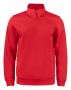 Basic Active Half Zip Röd