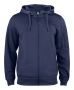 Basic Active Hoody Full Zip Mörk marin