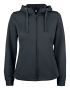 Basic Active Hoody Full Zip Women Svart