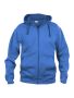 Basic Hoody Full Zip Royalblå