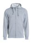 Basic Hoody Full Zip gråmelerad