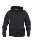 Basic Hoody Full Zip Svart