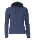 Classic Hoody Women Blåmelerad