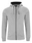 Classic Hoody Full Zip gråmelerad