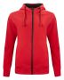 Classic Hoody Full Zip Women Röd