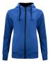 Classic Hoody Full Zip Women Royalblå