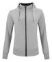 Classic Hoody Full Zip Women gråmelerad
