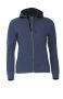 Classic Hoody Full Zip Women Blåmelerad
