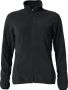 Basic Micro Fleece Jacket Women Svart