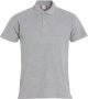 Basic Polo gråmelerad