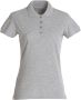 Basic Polo Women gråmelerad