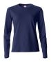 Basic-T L/S Women Mörk marin