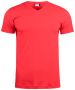 Basic-T V-neck Röd