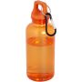 Oregon 400 ml vattenflaska av RCS-certifierad återvunnen plast med karbinhake Orange