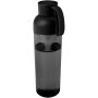 Illuminate vattenflaska av RPET, 600 ml Svart
