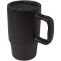 Carter 450 ml keramisk mugg med plastlock Svart