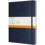 Moleskine Classic XL av inbunden anteckningsbok – linjerad Blå