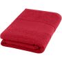 Charlotte handduk av 450 g/m² bomull, 50 x 100 cm Röd