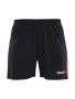 Progress Short Contrast W Black/Bright Red