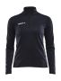Progress Halfzip Ls Tee W Black/White