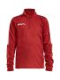 Progress Halfzip Ls Tee Jr Red