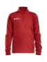 Progress Halfzip Ls Tee Jr Red