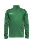 Progress Halfzip Ls Tee Jr Team Green