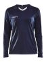 Progress Jersey Contrast LS W Navy