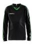 Progress Jersey Contrast LS JR Black/Team Green
