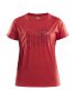 Eaze SS Logo Mesh Tee W BEAM-RHUBARB