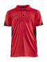 PRO Control Impact Polo Jr Bright Red/Black