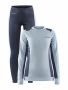 CORE Dry Baselayer Set W Saphire-Sulfur