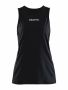 Rush Slim Singlet W Black