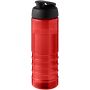 H2O Active® Eco Treble 750 ml sportflaska med uppfällbart lock Röd