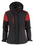 Prime Padded Softshell Lady Svart/Röd