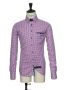 Purple Bow 41 Slim Raspberry Check
