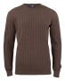 Blakely Knitted Sweater Men Brunmelerad