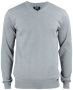 Everett V-neck Men Grey Melange