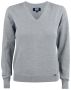 Everett V-neck Women Grey Melange