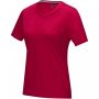 Azurite kortärmad dam ekologisk t-shirt Röd