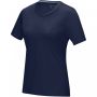 Azurite kortärmad dam ekologisk t-shirt Marinblå