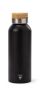 Termosflaska med bambulock 50 cl Svart