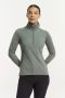 TXlite Windblock Halfzip Women Grågrön