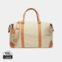 VINGA Bosler  RCS återvunnen canvas dufflebag Beige
