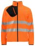 6432 SOFTSHELLJACKA EN ISO 20471 KLASS 3/2 Orange/Svart