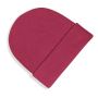 Original stickad mössa med uppvikt kant  Burgundy