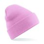 Original stickad mössa med uppvikt kant  Dusky Pink