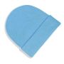 Original stickad mössa med uppvikt kant  Sky Blue