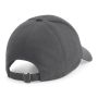 6-panel keps av ekologisk bomull Graphite Grey