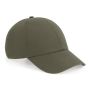 6-panel keps av ekologisk bomull Olive Green